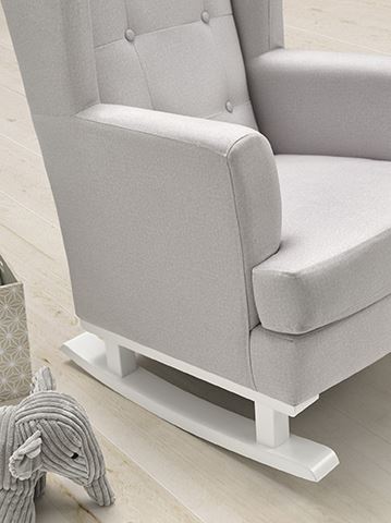 sillón mecedora VERSALLES arco blanco Telas serie A